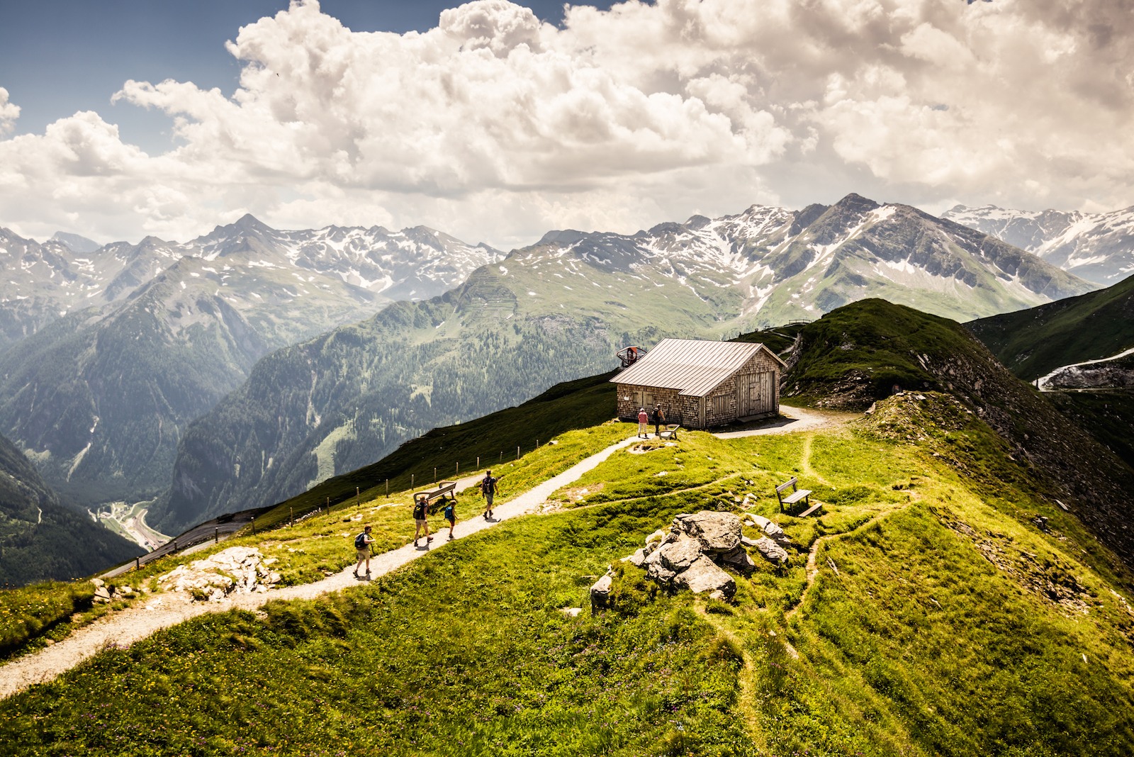Stubnerkogel mit Blick auf die Hohen Tauern © GASTEINERTAL TOURISMUS GMBH